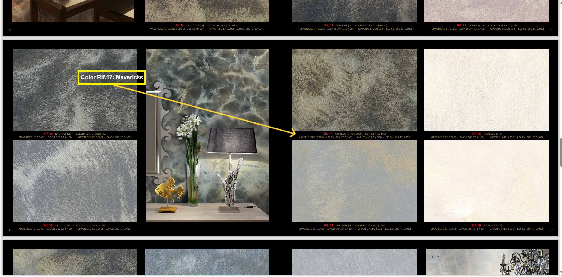 Ejemplo color Rif.17 Mavericks